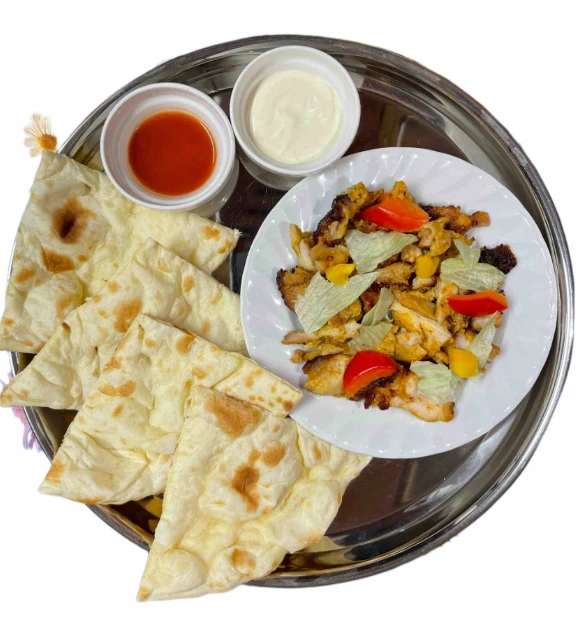 Kebab Plate & Nan