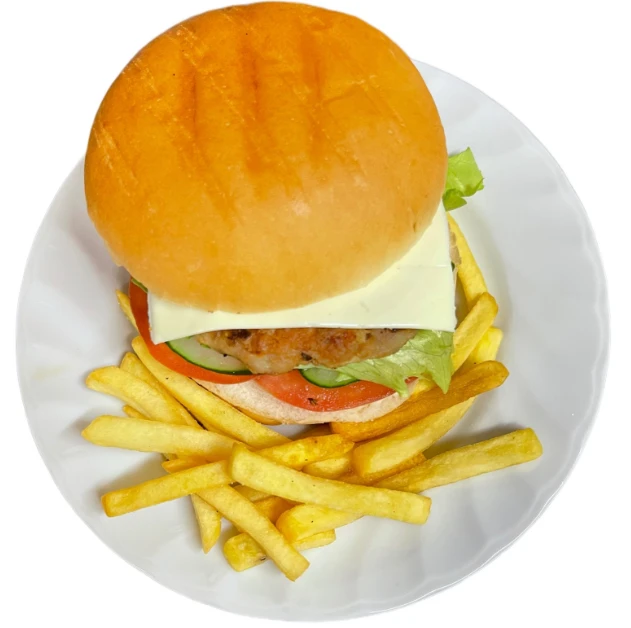 Chicken Cheese Burger Set